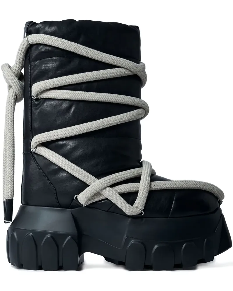 Rick Owens Lunar Mega Tractor boots - Schwarz Schwarz