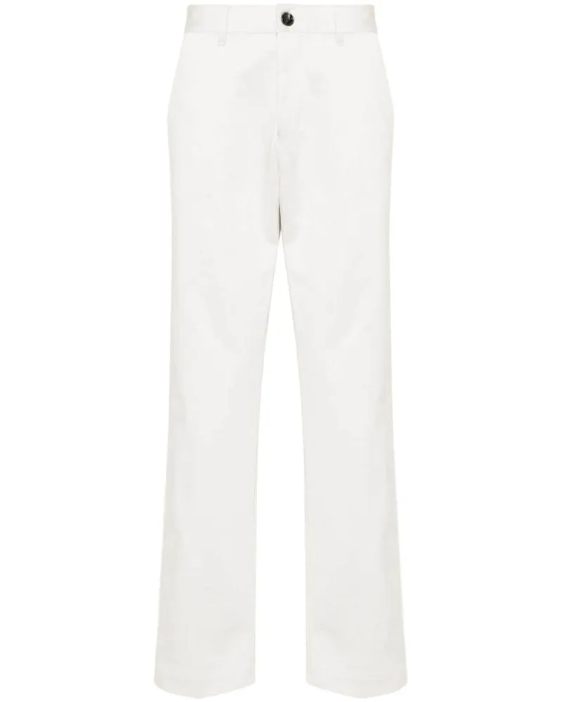 AMI Paris Hose mit geradem Schnitt - Weiß Weiß