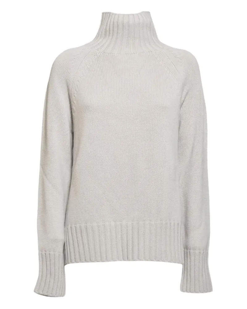 Max Mara Grob gestrickter Pullover - Nude Nude