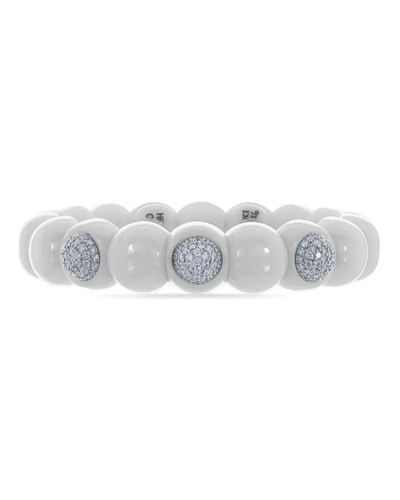 Roberto Demeglio 18kt Dama Weißgoldarmband mit Diamant Weiß