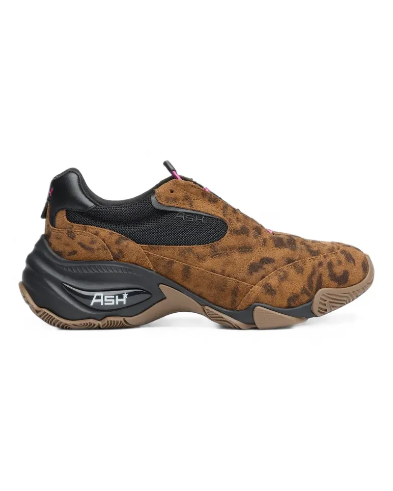 ash Vik Sneakers mit Leopardenprint - Braun Braun