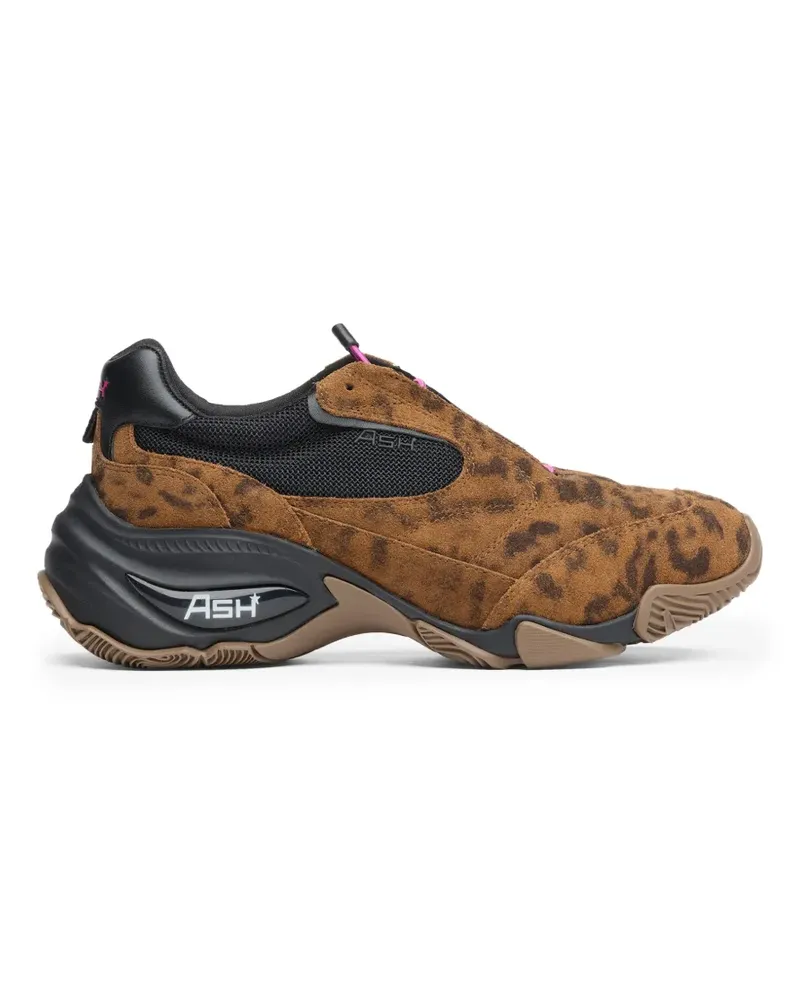 ash Vik Sneakers mit Leopardenprint - Braun Braun