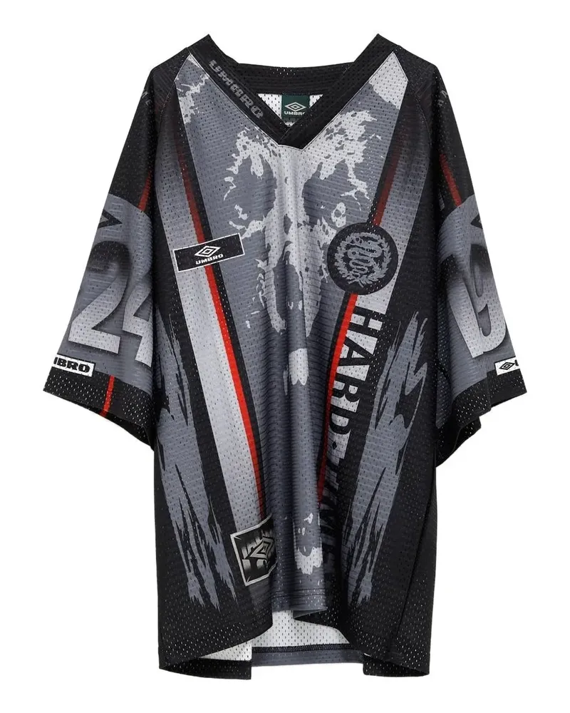 Umbro Hard Times T-Shirt - Schwarz Schwarz