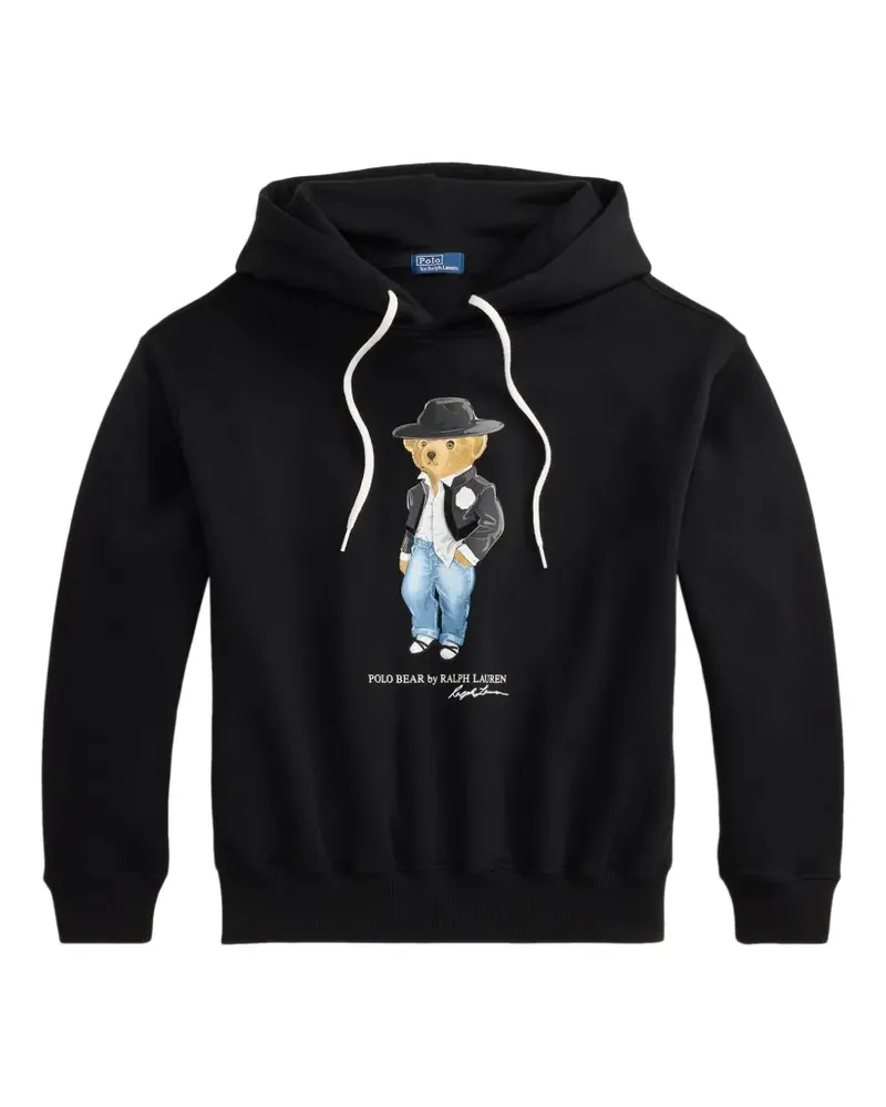 Ralph Lauren Holiday Polo Bear Fleece-Sweatshirt - Schwarz Schwarz