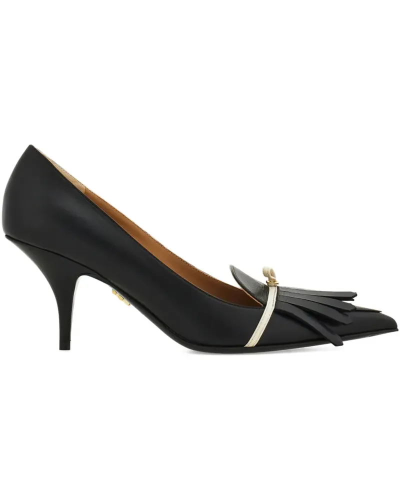 Ferragamo Pumps mit Schleifenverzierung 70mm - Schwarz Schwarz