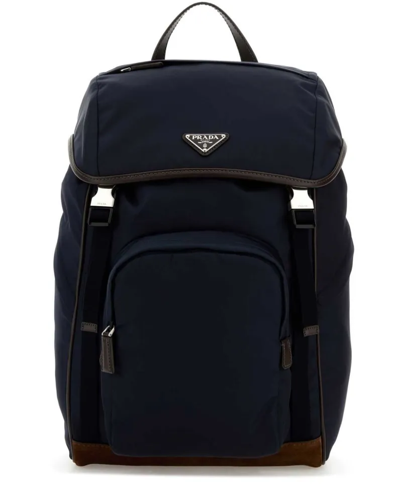 Prada Rucksack aus Re-Nylon - Blau Blau