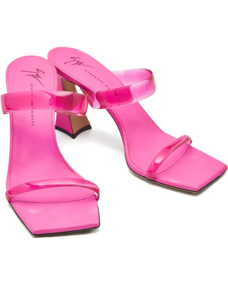 Giuseppe Zanotti Sandalen mit eckiger Kappe - Rosa Rosa