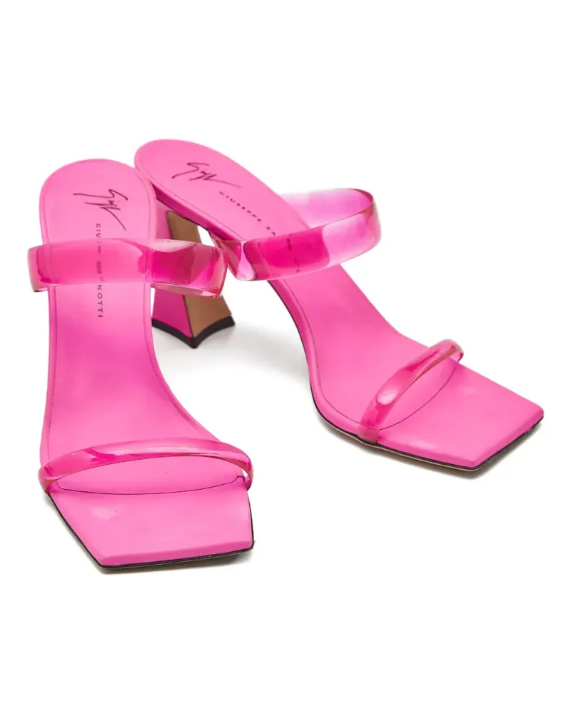 Giuseppe Zanotti Sandalen mit eckiger Kappe - Rosa Rosa