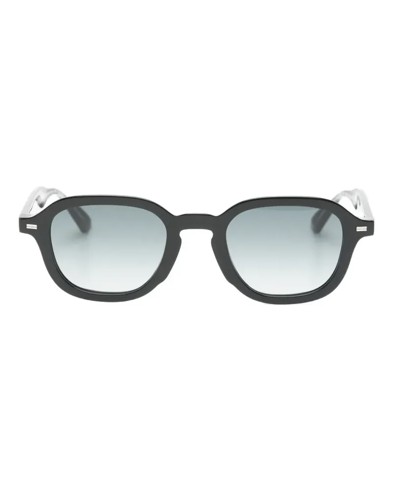 Kenzo Weave Sonnenbrille mit geometrischem Gestell - Schwarz Schwarz
