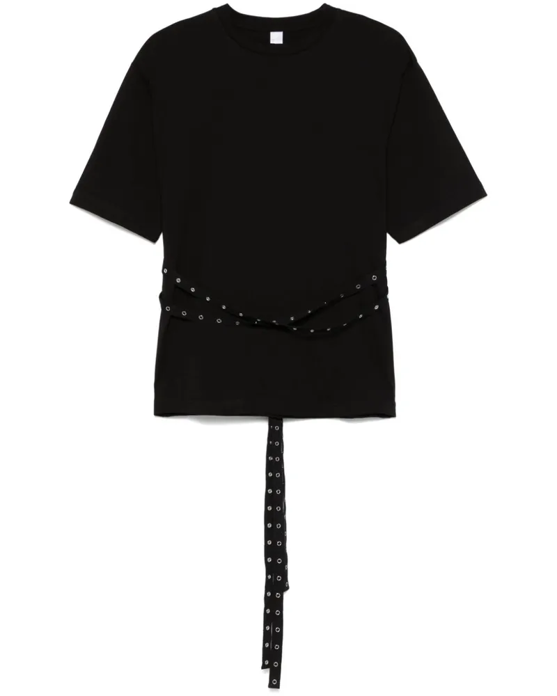 RXQUETTE Arhi Snap T-Shirt - Schwarz Schwarz