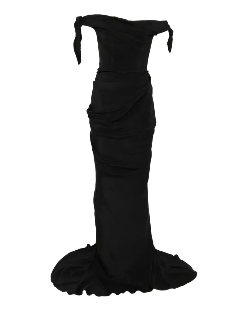 Cult Gaia Schulterfreies Kleid - Schwarz Schwarz
