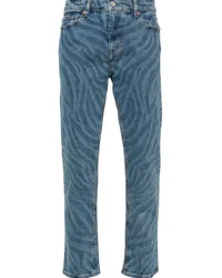 Paul Smith Zebra Jeans mit geradem Bein Blau