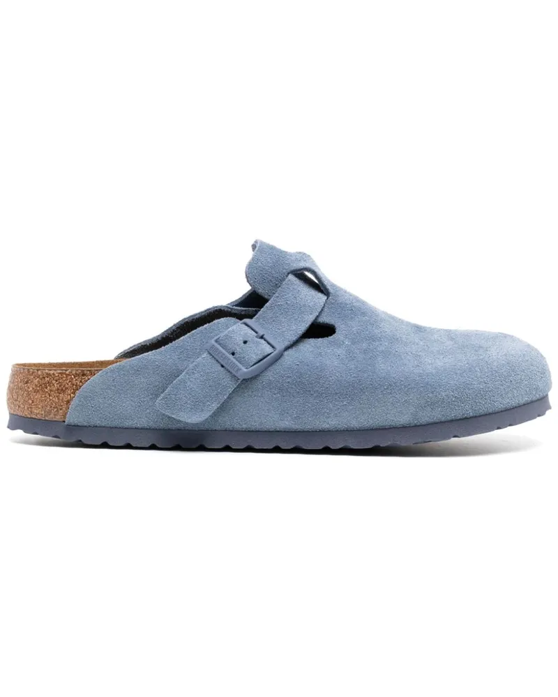 Birkenstock Slipper aus Wildleder - Blau Blau