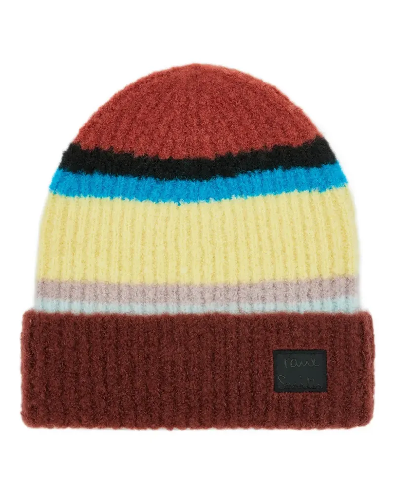 Paul Smith Swirl Beanie - Braun Braun