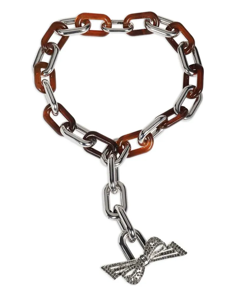 Max Mara Klassische Halskette - Silber Silber