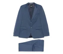 Anzug mit Mikro-Karomuster (3er-Set) - Blau