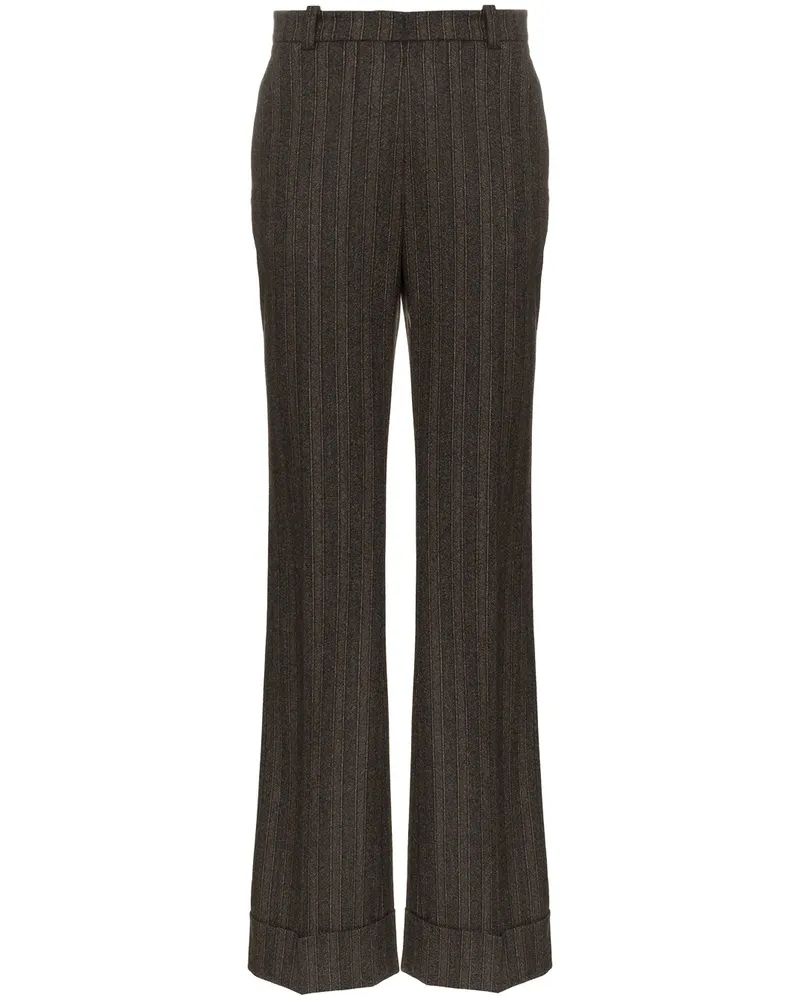 Etro Hoch sitzende Hose - Braun Braun