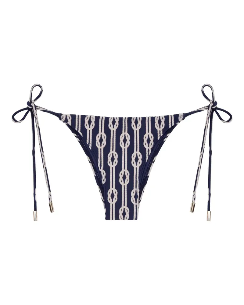 Lenny Niemeyer Gemustertes Bikinihöschen - Blau Blau