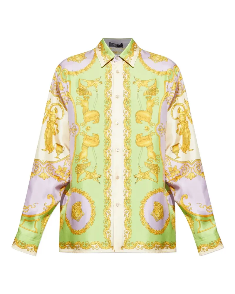 Versace Barocco-print shirt - Grün Grün