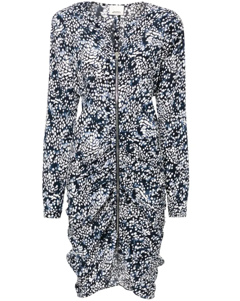 Isabel Marant Hermina Midikleid - Blau Blau