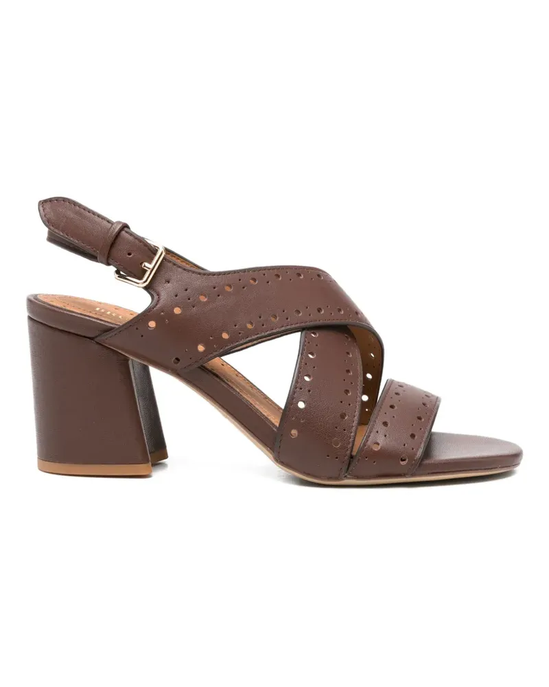 Bruno Premi criss-cross perforated sandals - Braun Braun