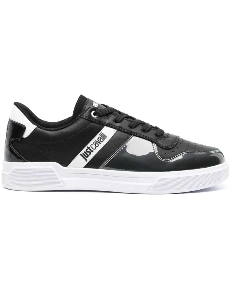 Just Cavalli Sneakers mit Logo-Print - Schwarz Schwarz
