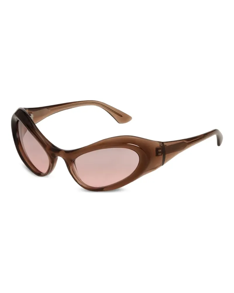Henrik Vibskov Scott cat-eye sunglasses - Braun Braun