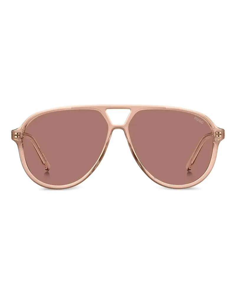 HUGO BOSS Getönte Pilotenbrille - Rosa Rosa