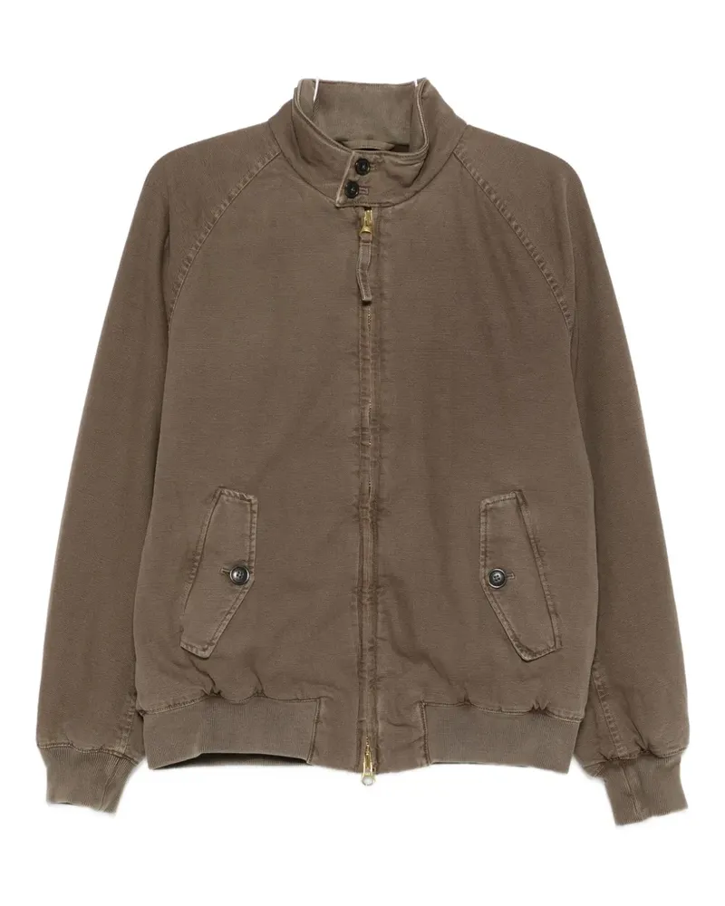 Baracuta zip-front cotton bomber jacket - Grün Grün
