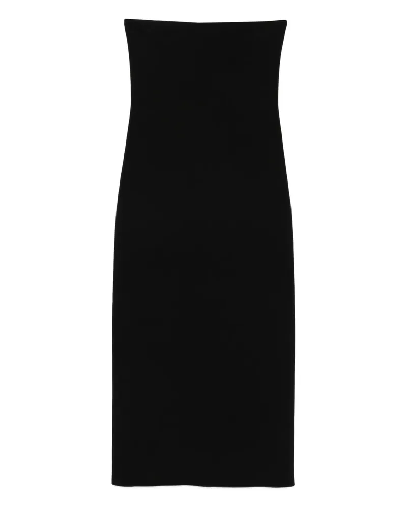 Anine Bing Schulterfreies Midikleid - Schwarz Schwarz