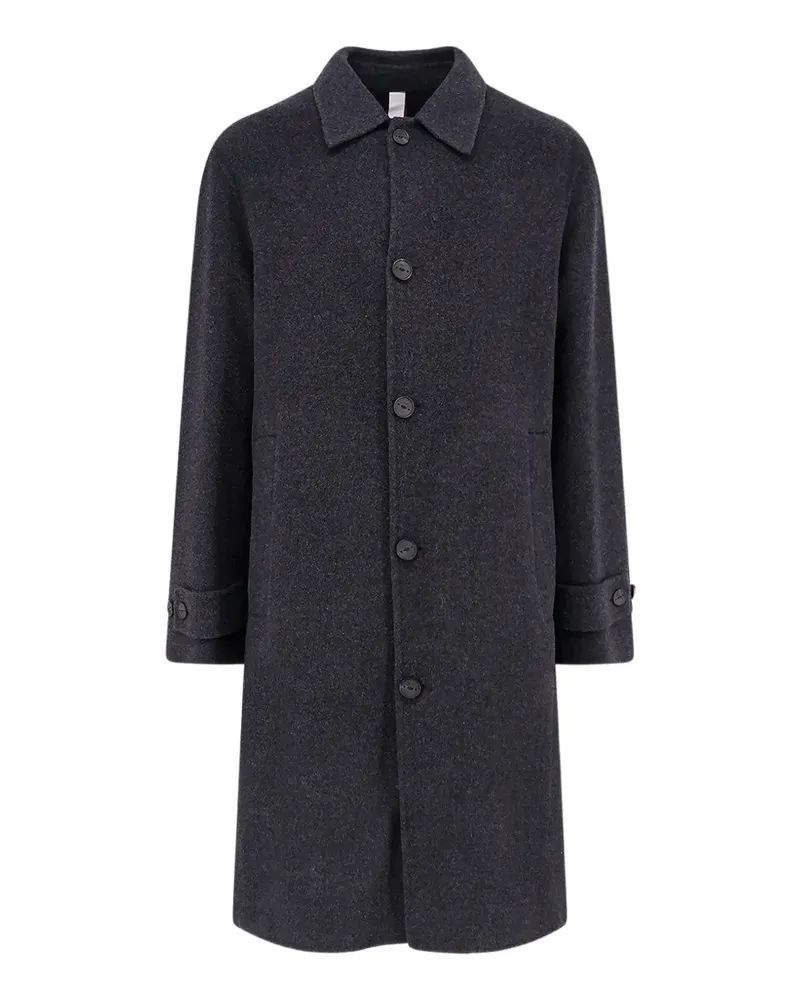 Hevò Loconia button-up single-breasted coat - Grau Grau