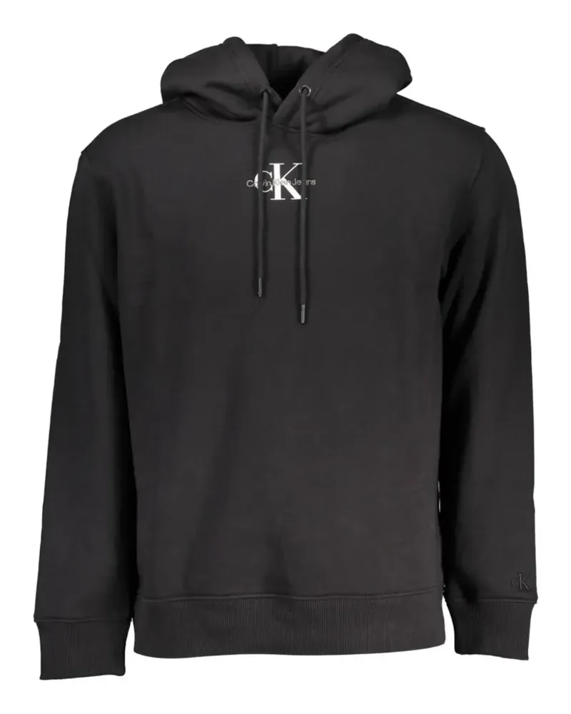 Calvin Klein chest logo hoodie - Schwarz Schwarz