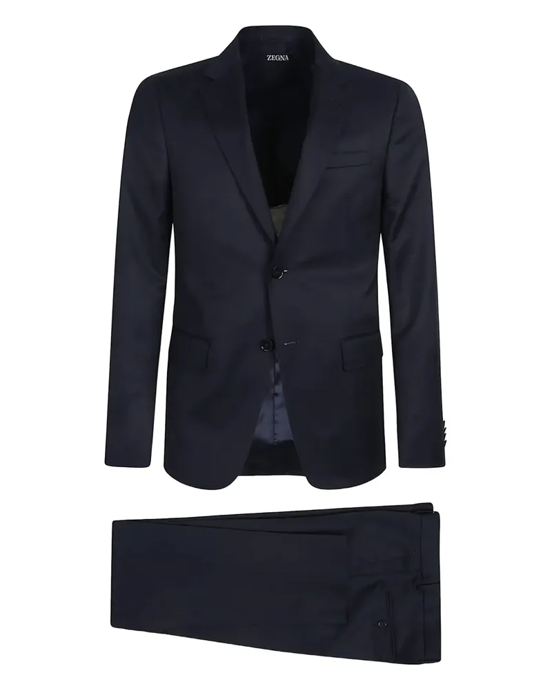 Ermenegildo Zegna Einreihiger Anzug - Blau Blau
