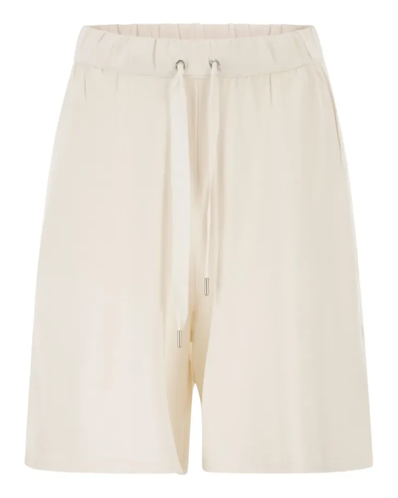 Majestic drawstring-waist jersey shorts - Nude Nude