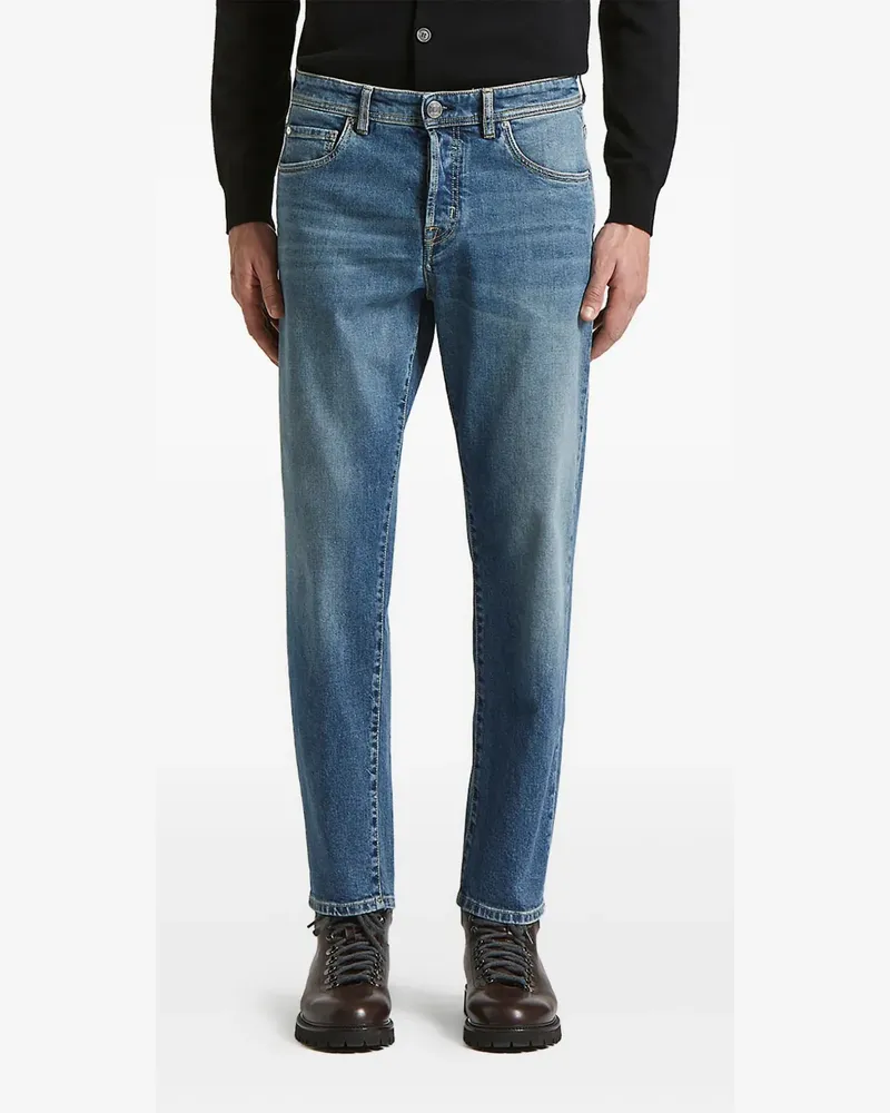 Peserico Ausgeblichene Jeans - Blau Blau