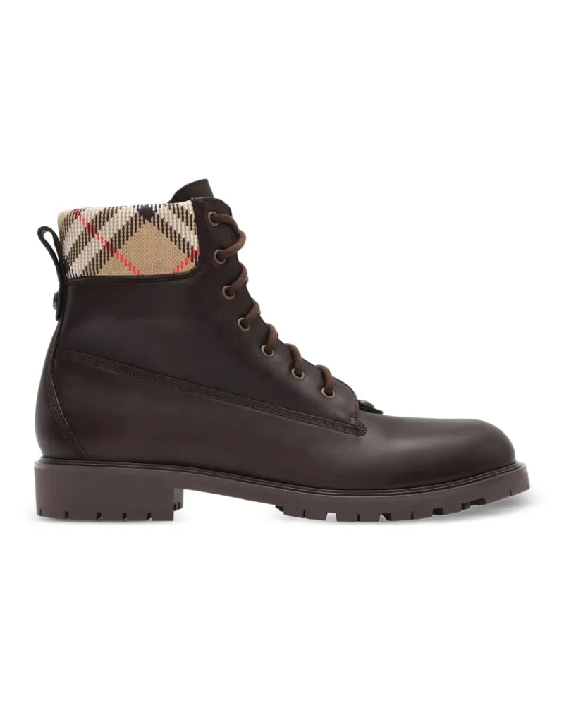 Burberry leather Durham boots - Braun Braun