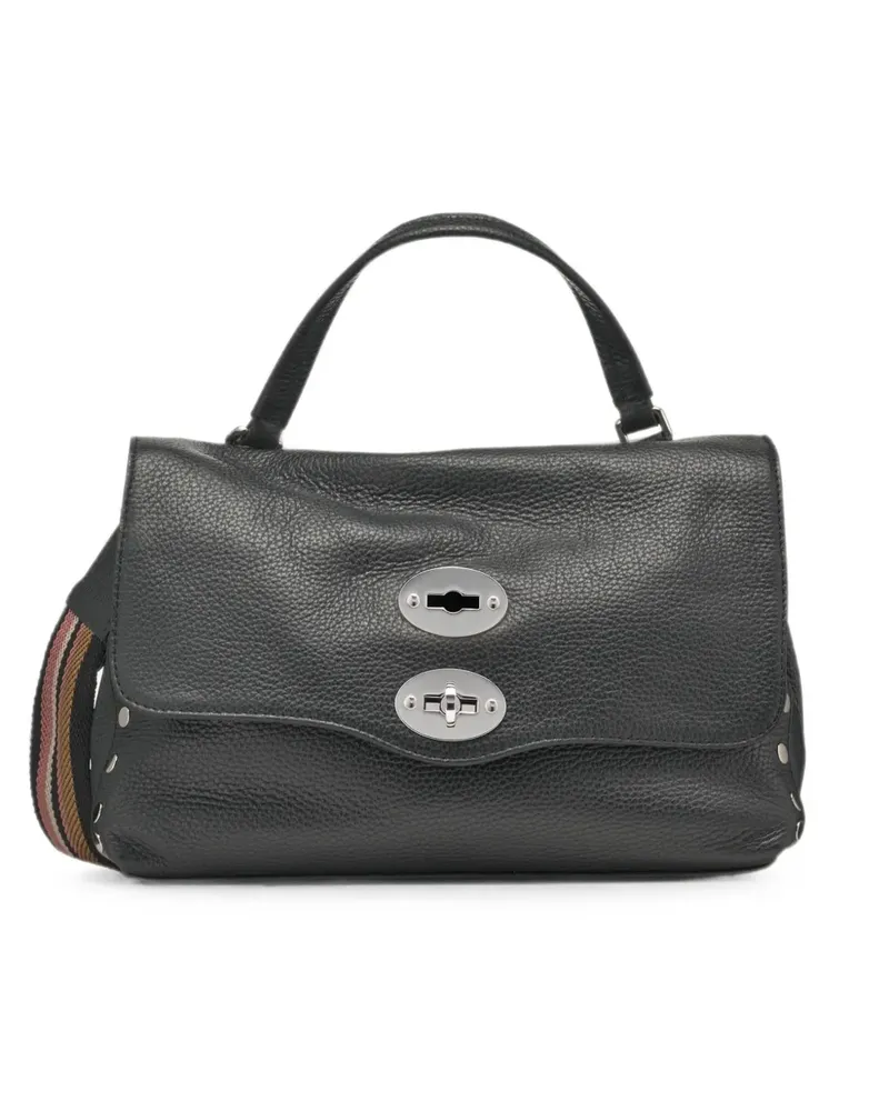 Zanellato Postina stud-embellished shoulder bag - Schwarz Schwarz