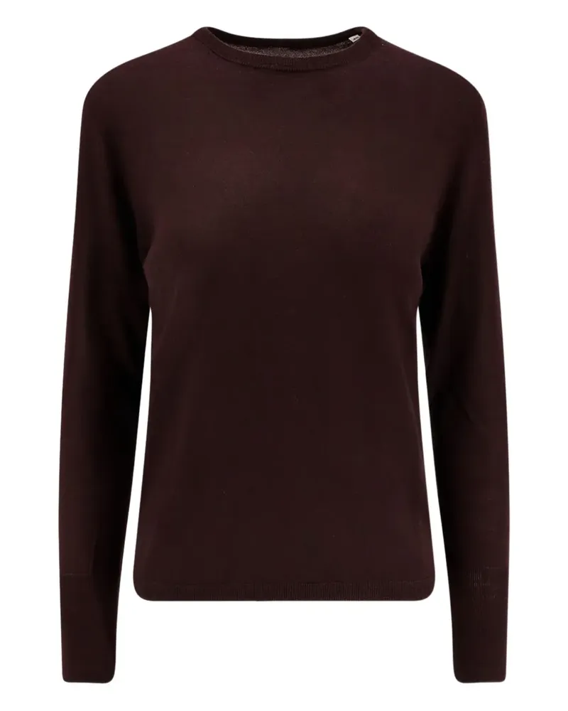ASPESI Pullover mit rundem Ausschnitt - Braun Braun