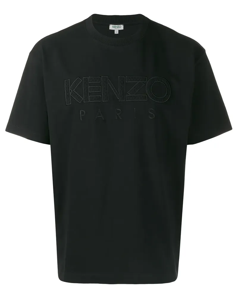Kenzo T-Shirt mit Logo - Schwarz Schwarz