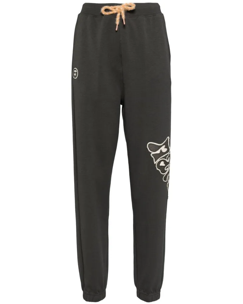 BAPE Jogginghose mit Logo-Patch - Grau Grau