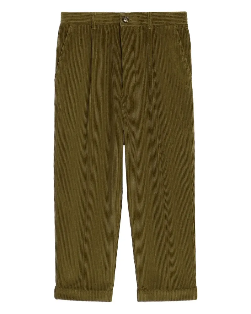 AMI Paris Cordhose mit Falten - Braun Braun