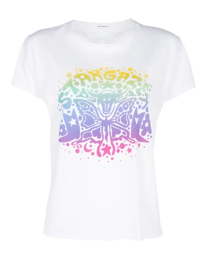 Mother The Boxy Goodie Goodie T-Shirt - Weiß Weiß