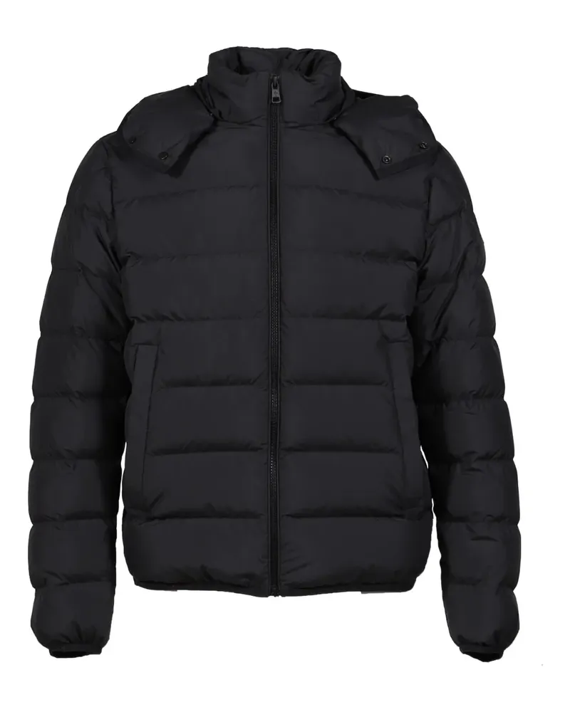 Moncler Gesteppte Kapuzenjacke - Schwarz Schwarz