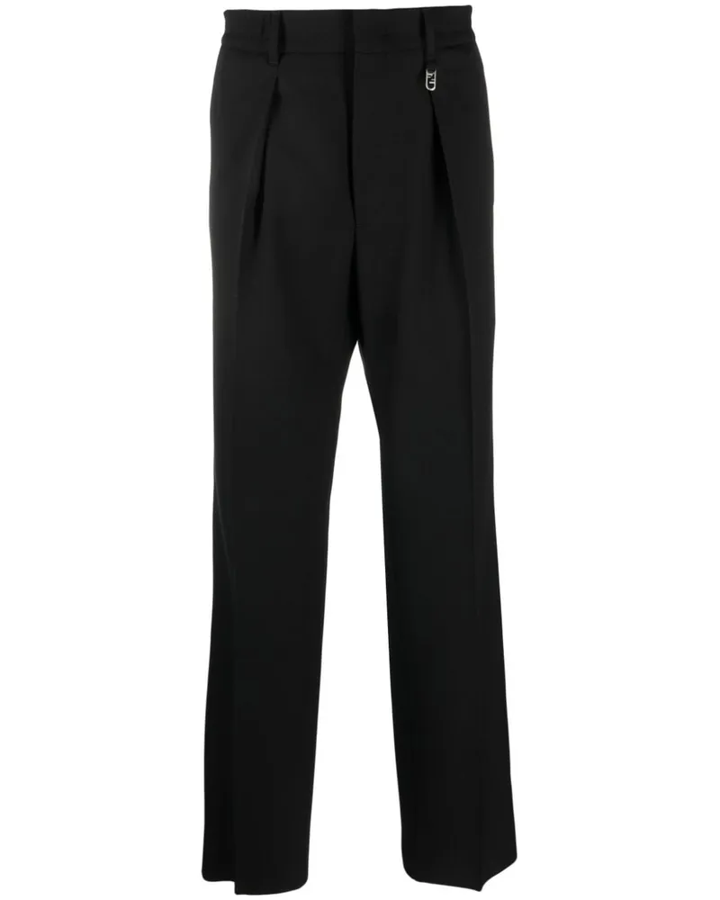 Fendi Klassische Straight-Leg-Hose - Schwarz Schwarz