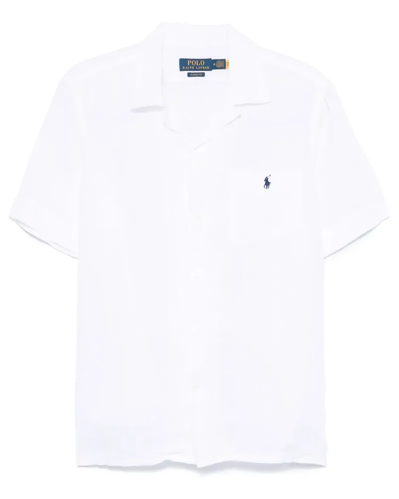 Ralph Lauren Hemd aus Leinen - Weiß Weiß