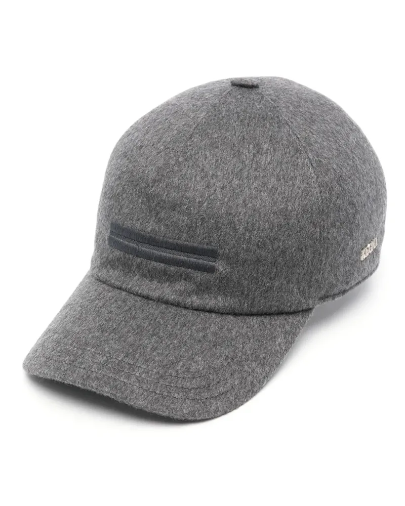 Ermenegildo Zegna Baseballkappe aus Kaschmir - Grau Grau