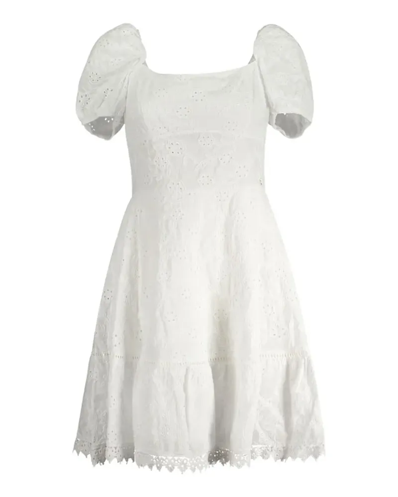 Guess tiered mini dress - Weiß Weiß