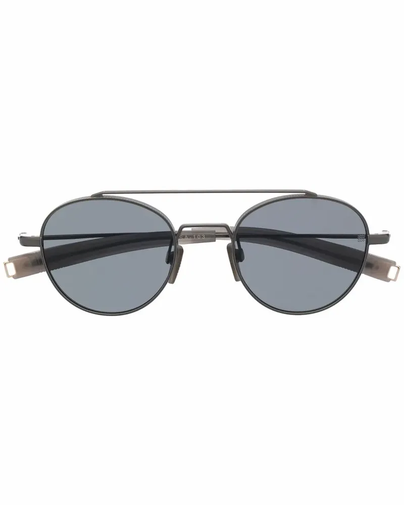 DITA Sonnenbrille mit rundem Gestell - Silber Silber