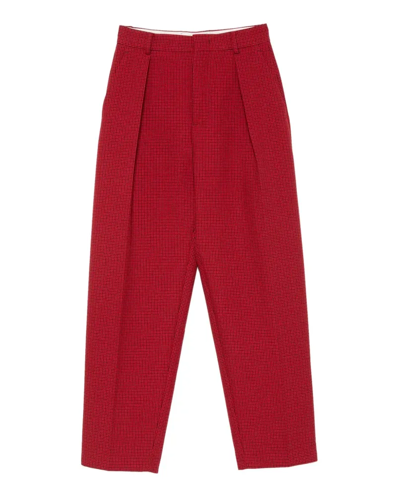 N° 21 check pleated trousers - Rot Rot