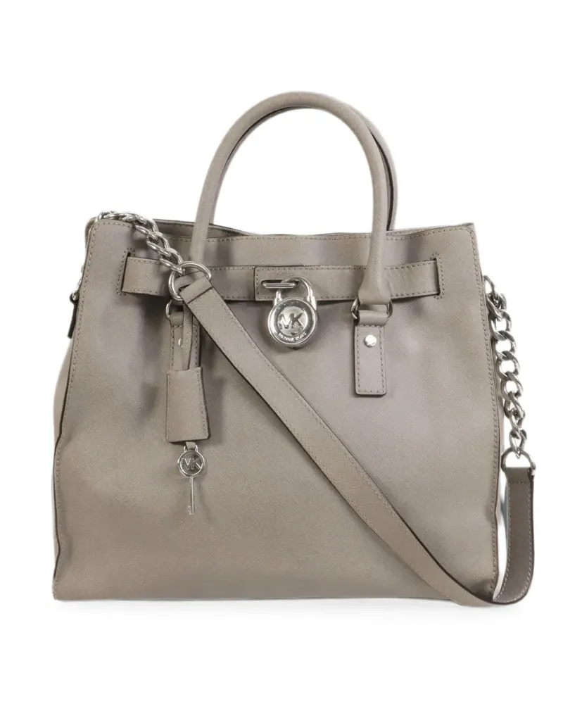 Michael Kors Hamilton Tote Bag mit Kette - Grau Grau